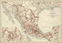 Railroad Map of Mexico prepared in the War College Division