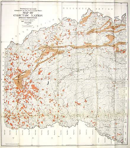 Map of Choctaw Nation