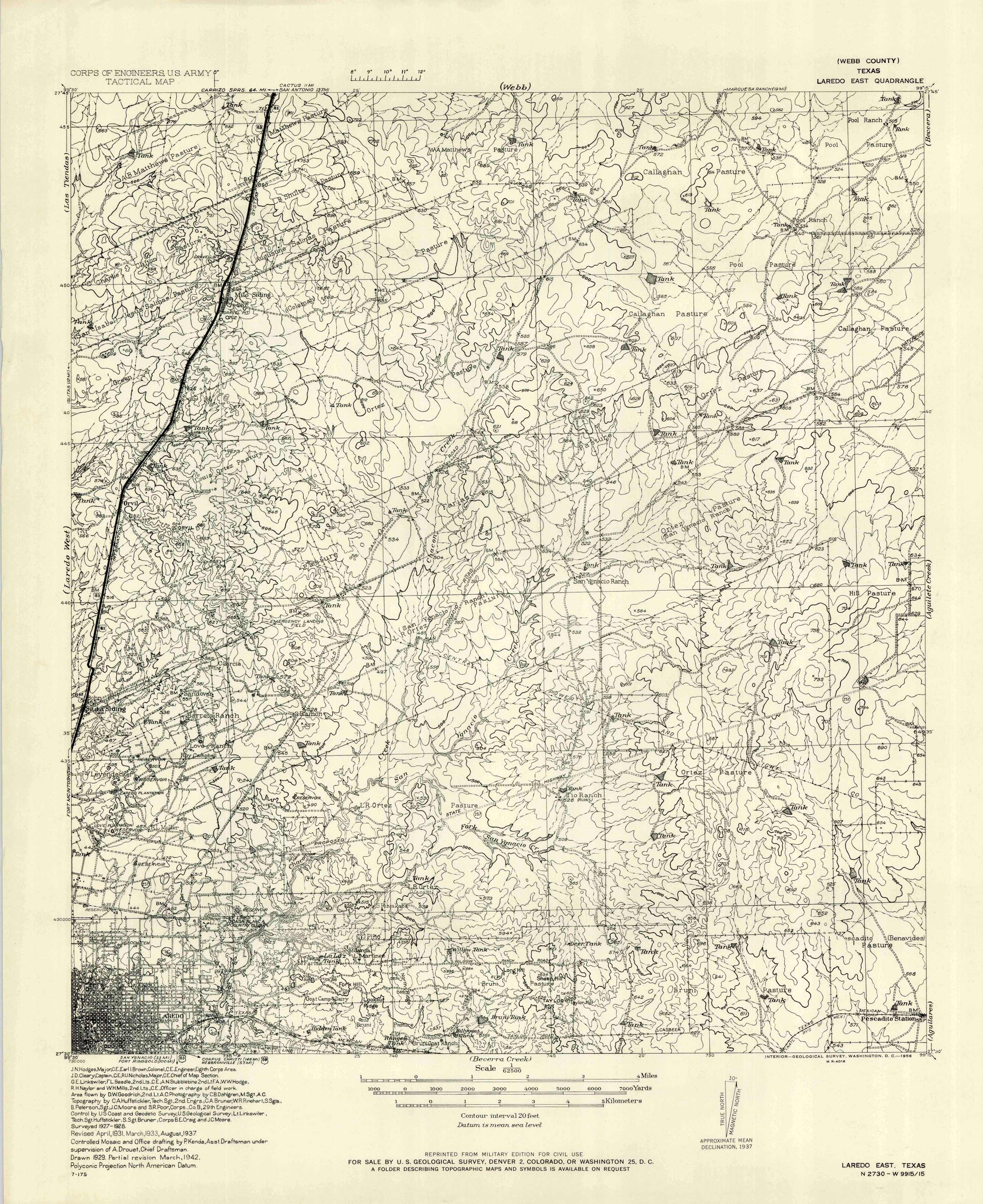 LAREDO EAST QUADRANGLE