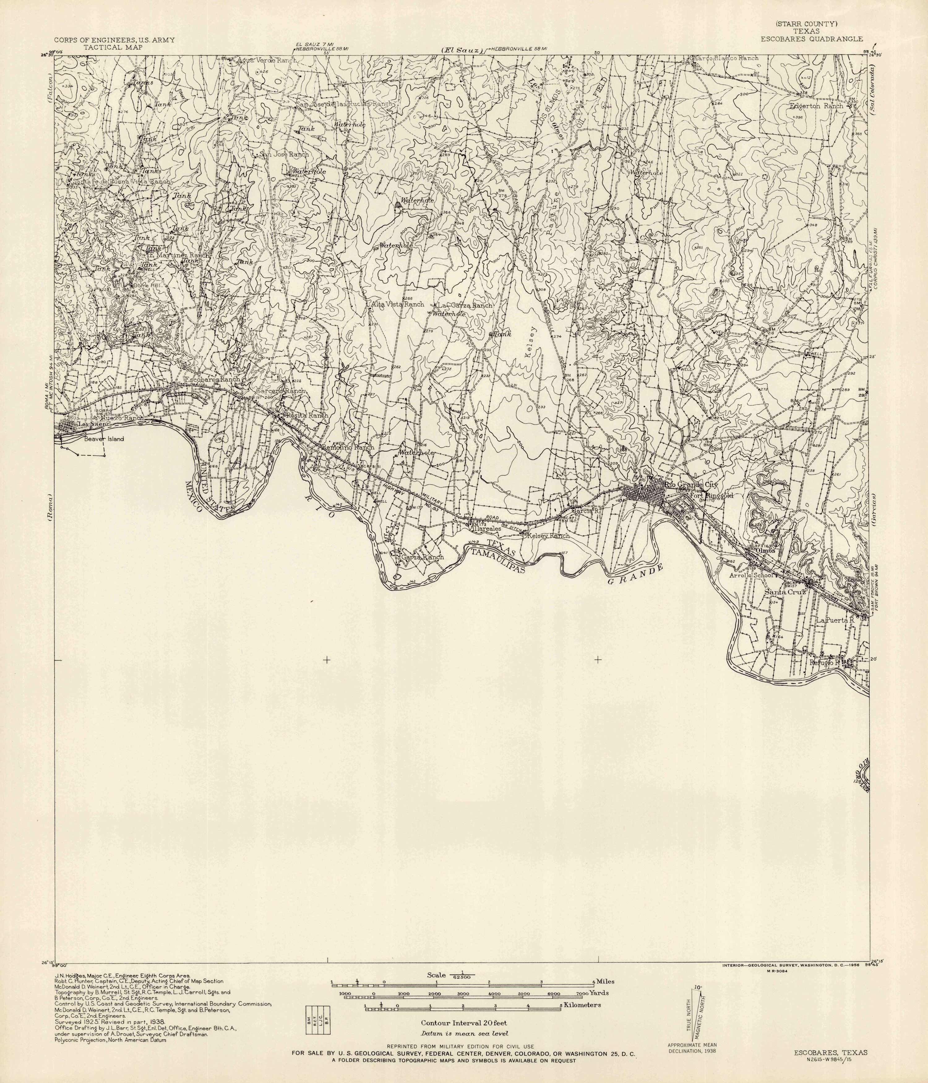ESCOBARES QUADRANGLE ESCOBARES QUADRANGLE