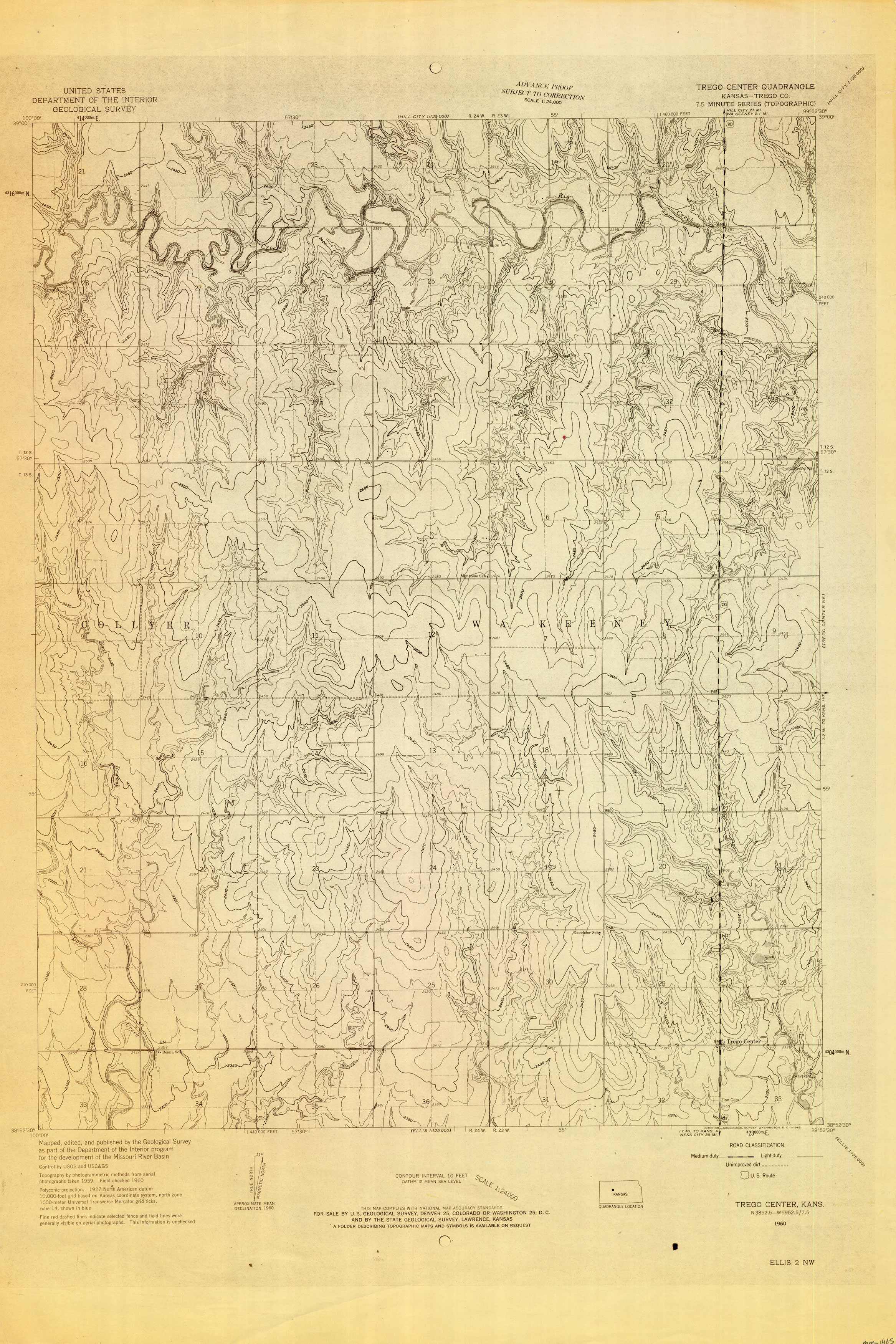 Trego Center Quadrangle