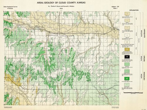 Areal Geology of Cloud County