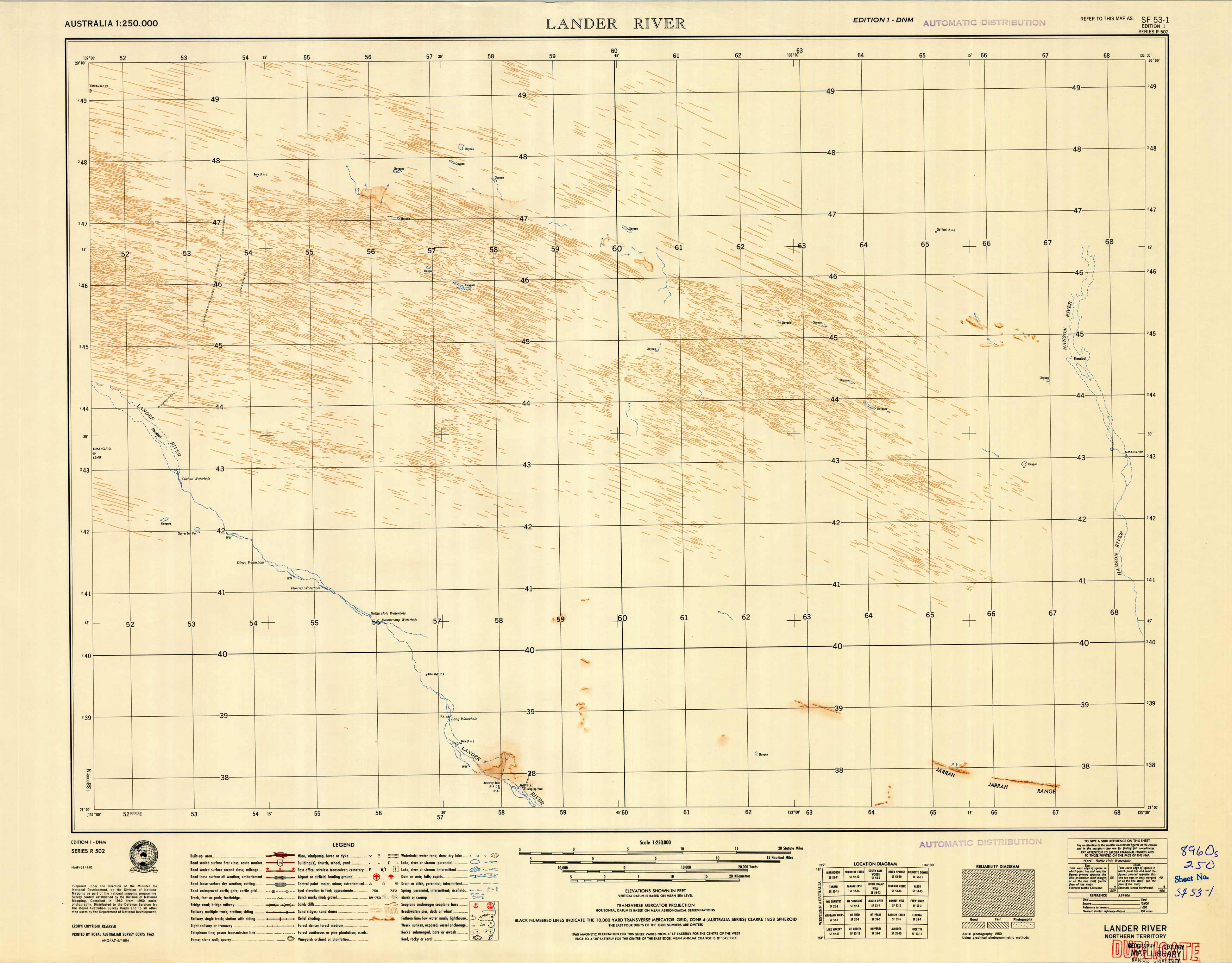 Australian Geographical Series - Lander River