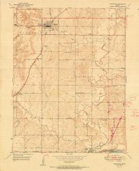 Kansas - Tonganoxie Quadrangle