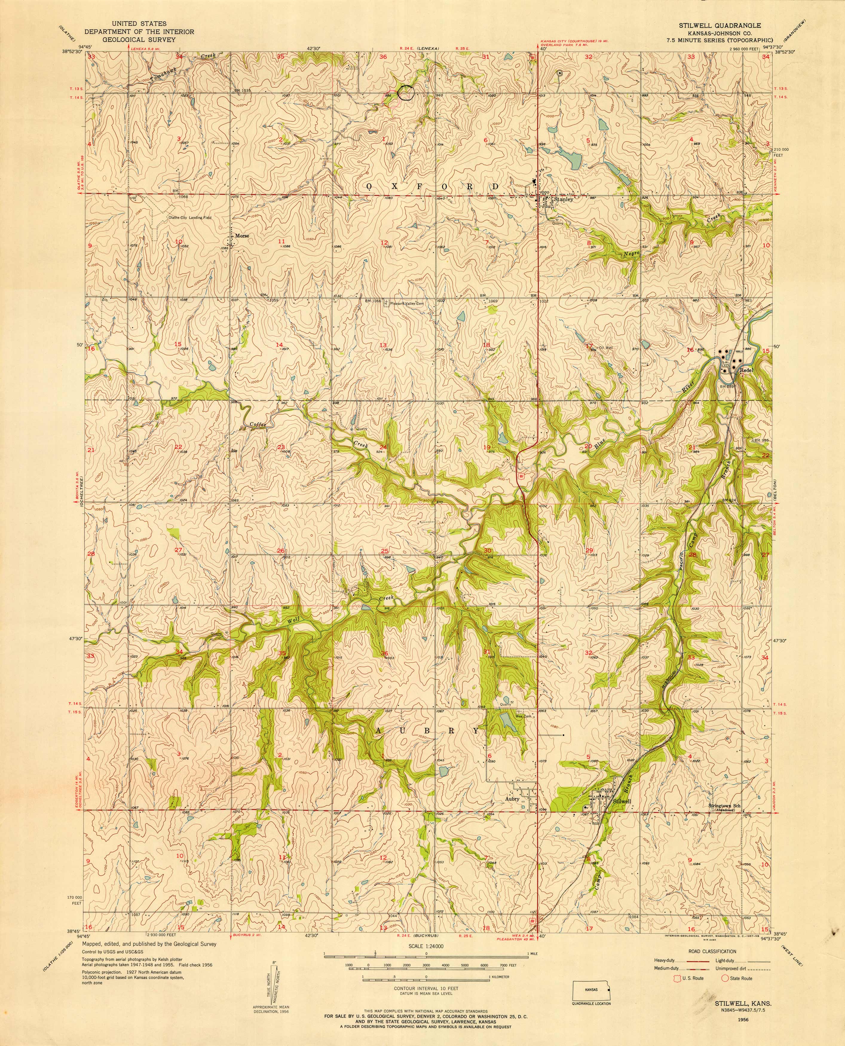 Kansas - Stilwell Quadrangle Kansas - Stilwell Quadrangle