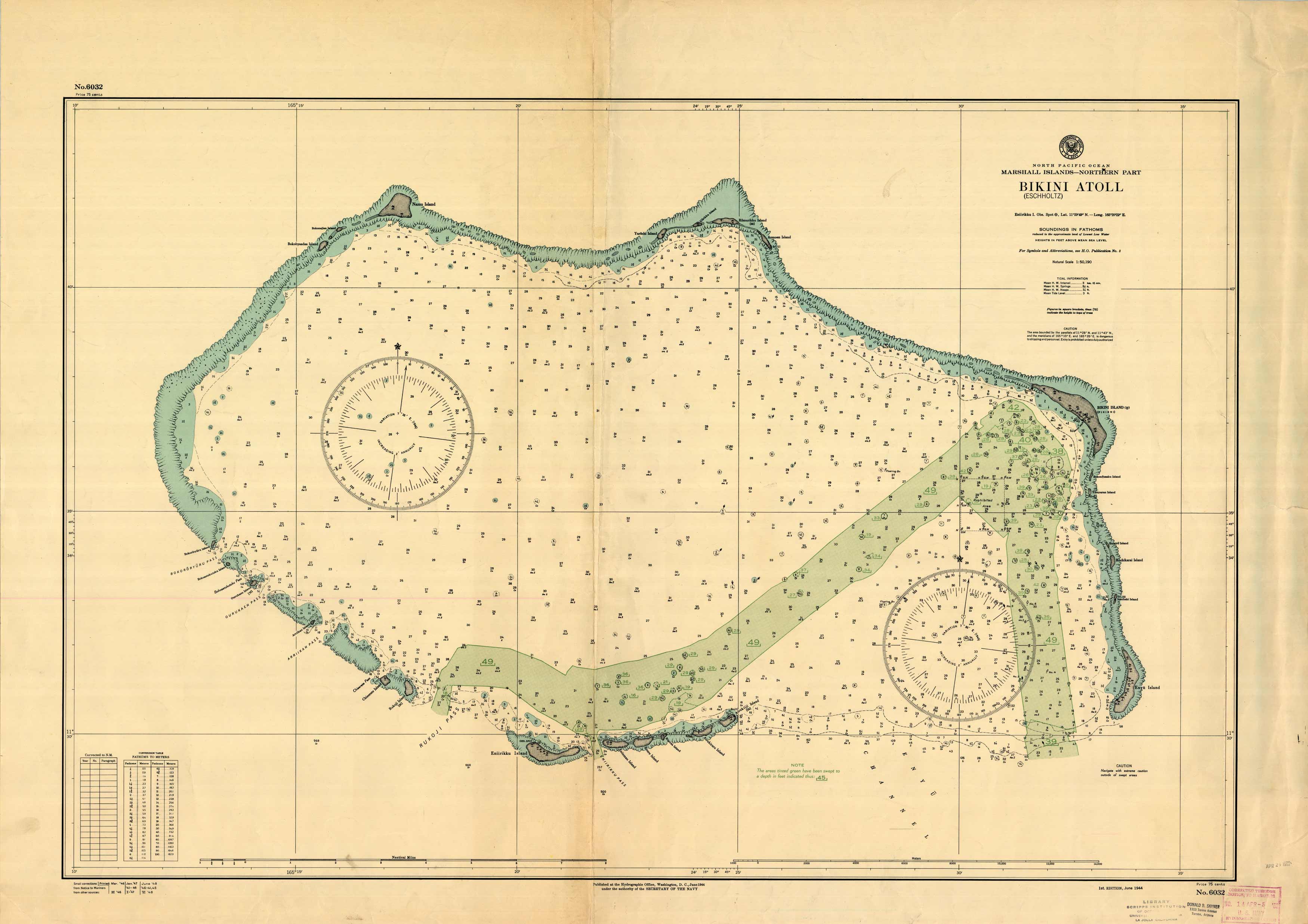 North Pacific Ocean - Marshall Islands - Bikini (Eschholtz) Atoll