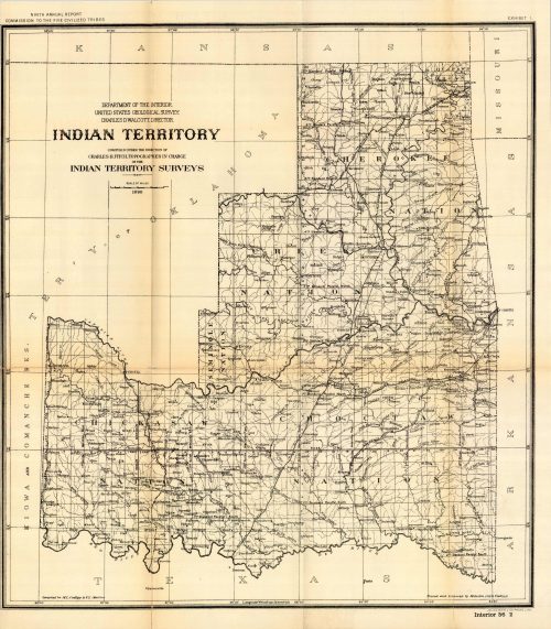 Indian Territory - Ninth Annual Report Commision to the Five Civilized Tribes