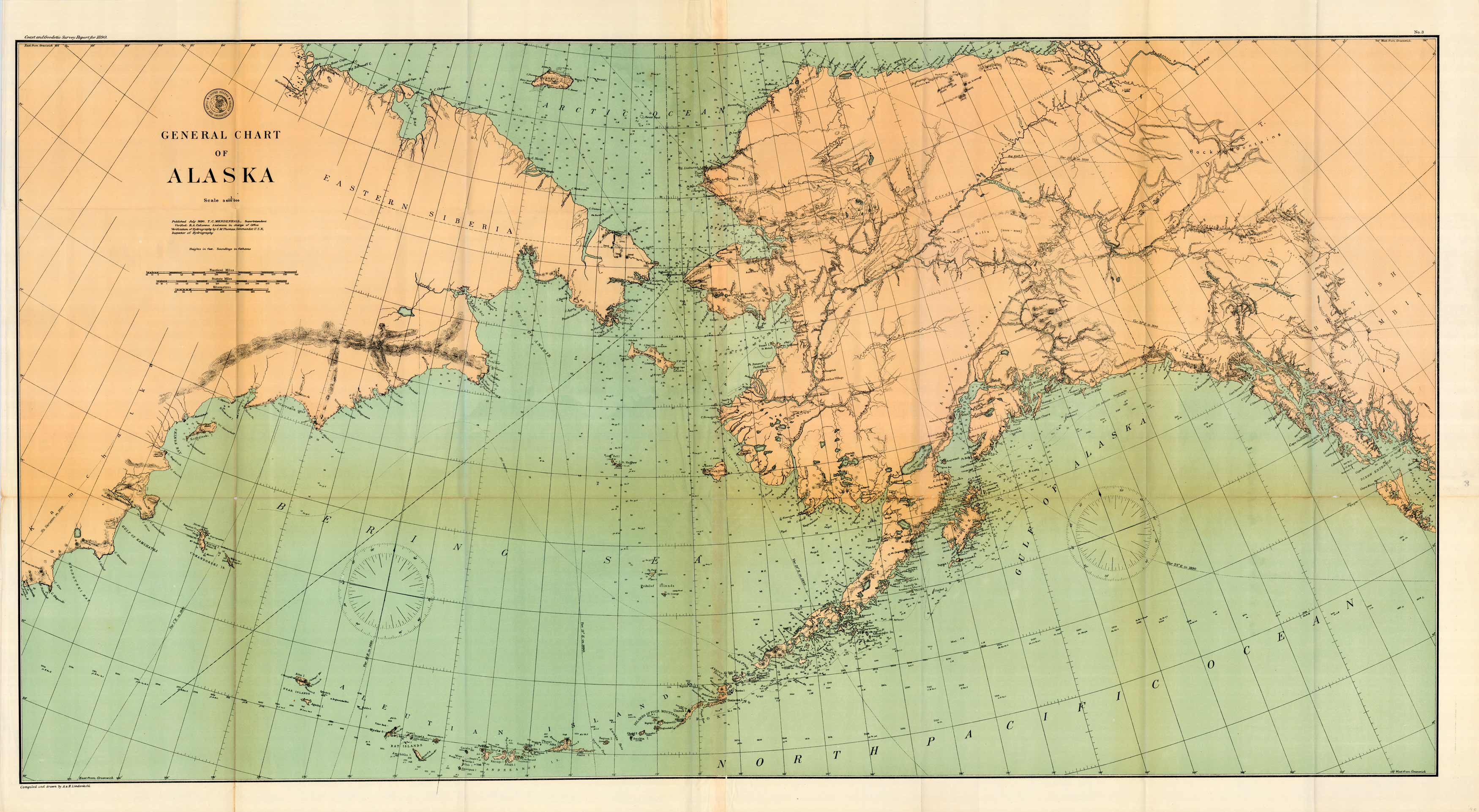 General Chart Of Alaska