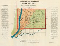 Kentucky and Indiana Site for an Army Post - 11 miles South of Louisville