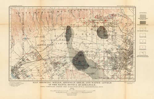 Map showing Wells