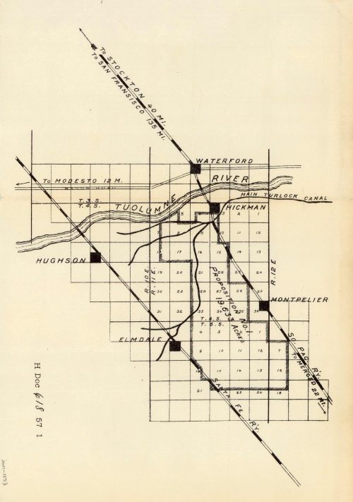 Survey map of Hickman