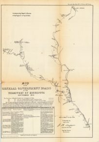 Map of the General Government Roads in the Territory of Minnesota