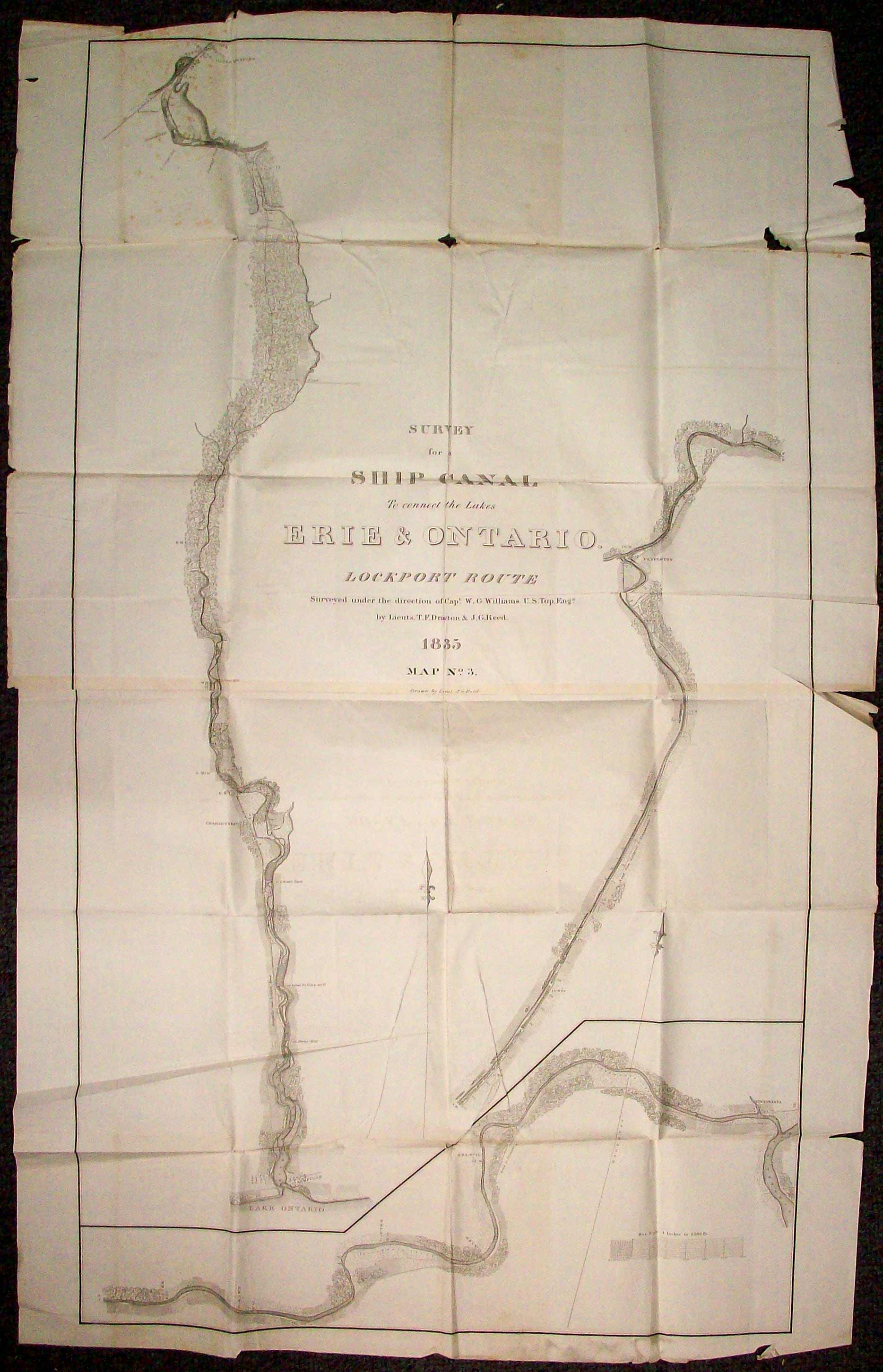 Survey for Ship Canal To Connect the Lakes Erie & Ontario Lockport Route
