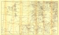 Map - Seventh Division - Railway Mail Service