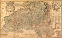 Les Provinces des Pay-Bas Catholiques ou a Most Exact Map of Flanders or ye Austrian Netherlands &c.