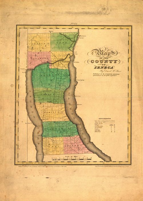 Map of the County of Seneca (New York)