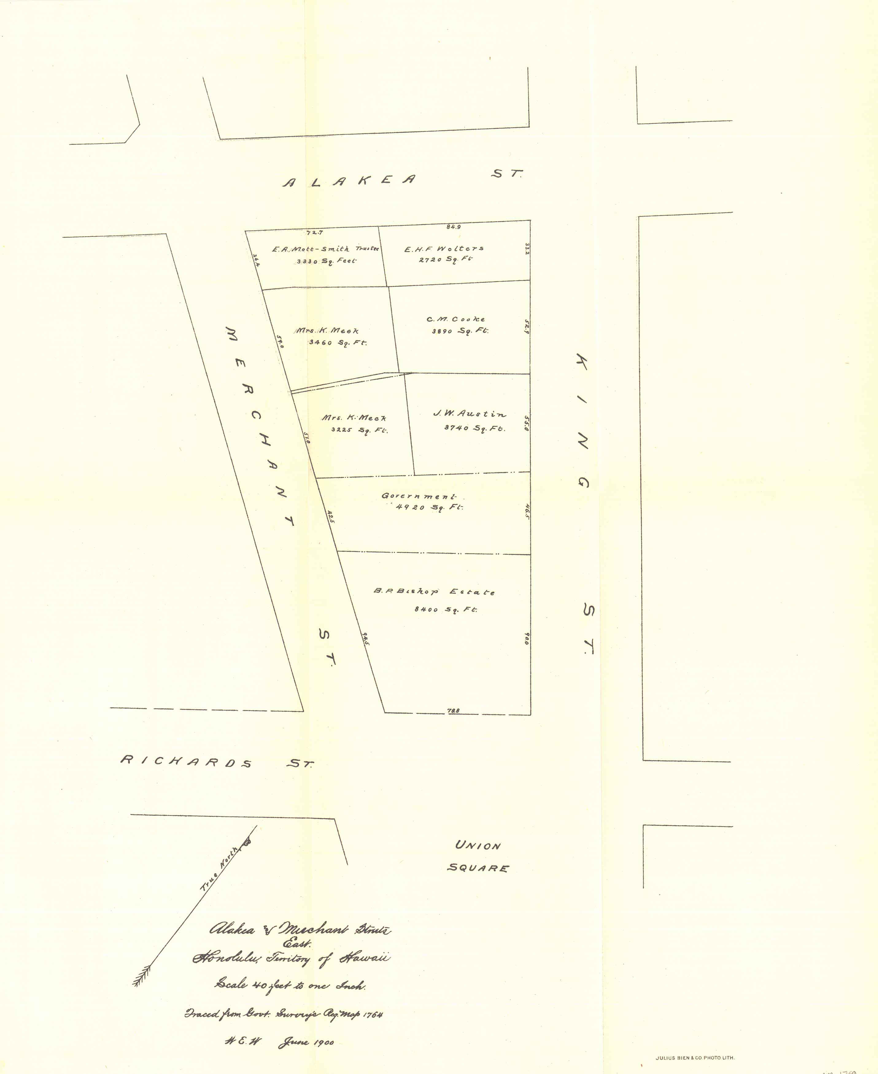 Alaske and Merchant Streets East