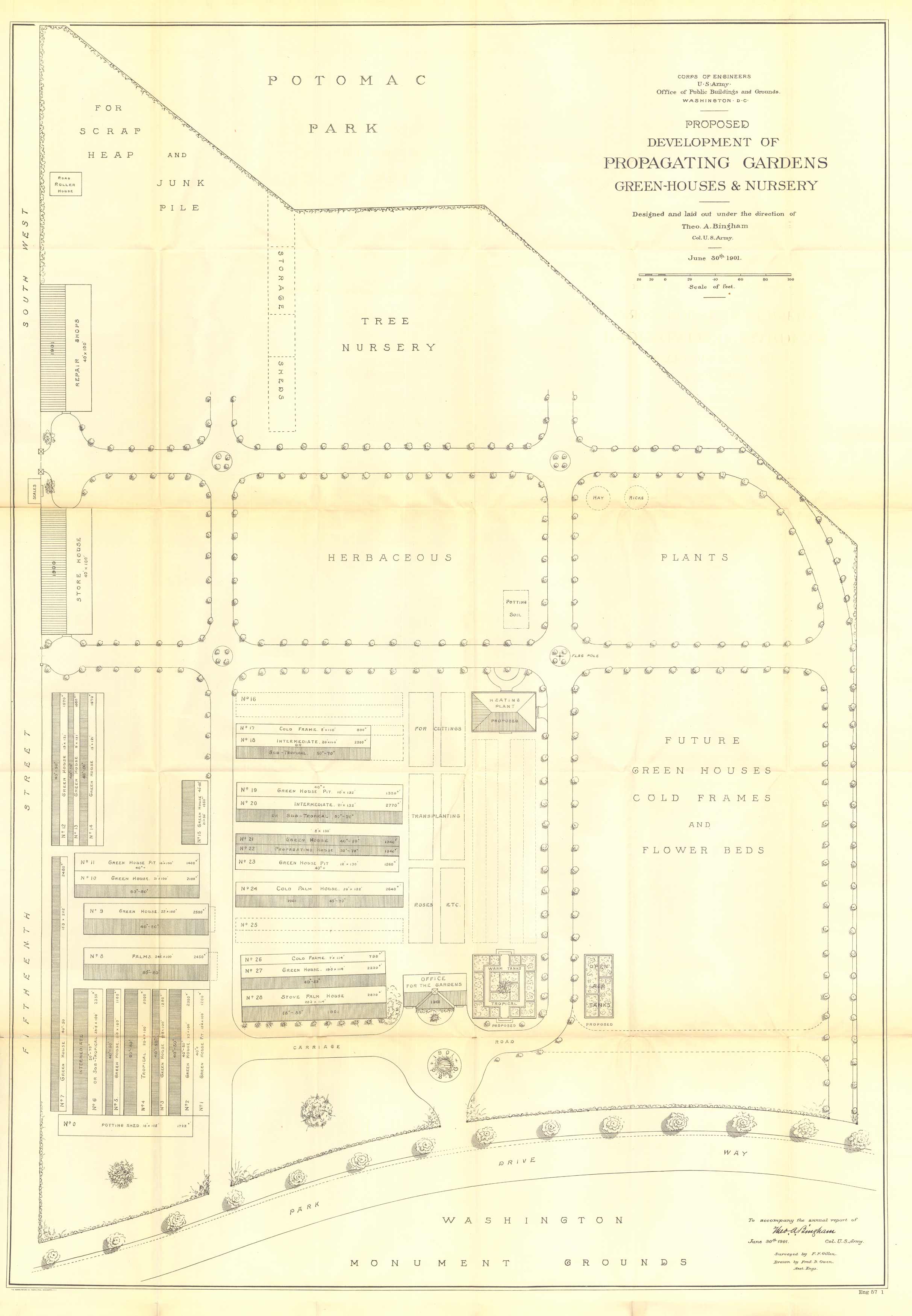 Proposed Development of Propagating Gardens Green-Houses & Nursery