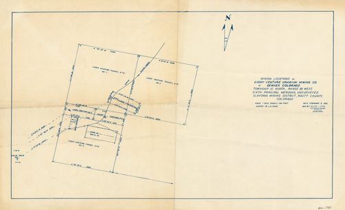 Mining Locations of Lucky Venture Uranium Mining Co. of Denver