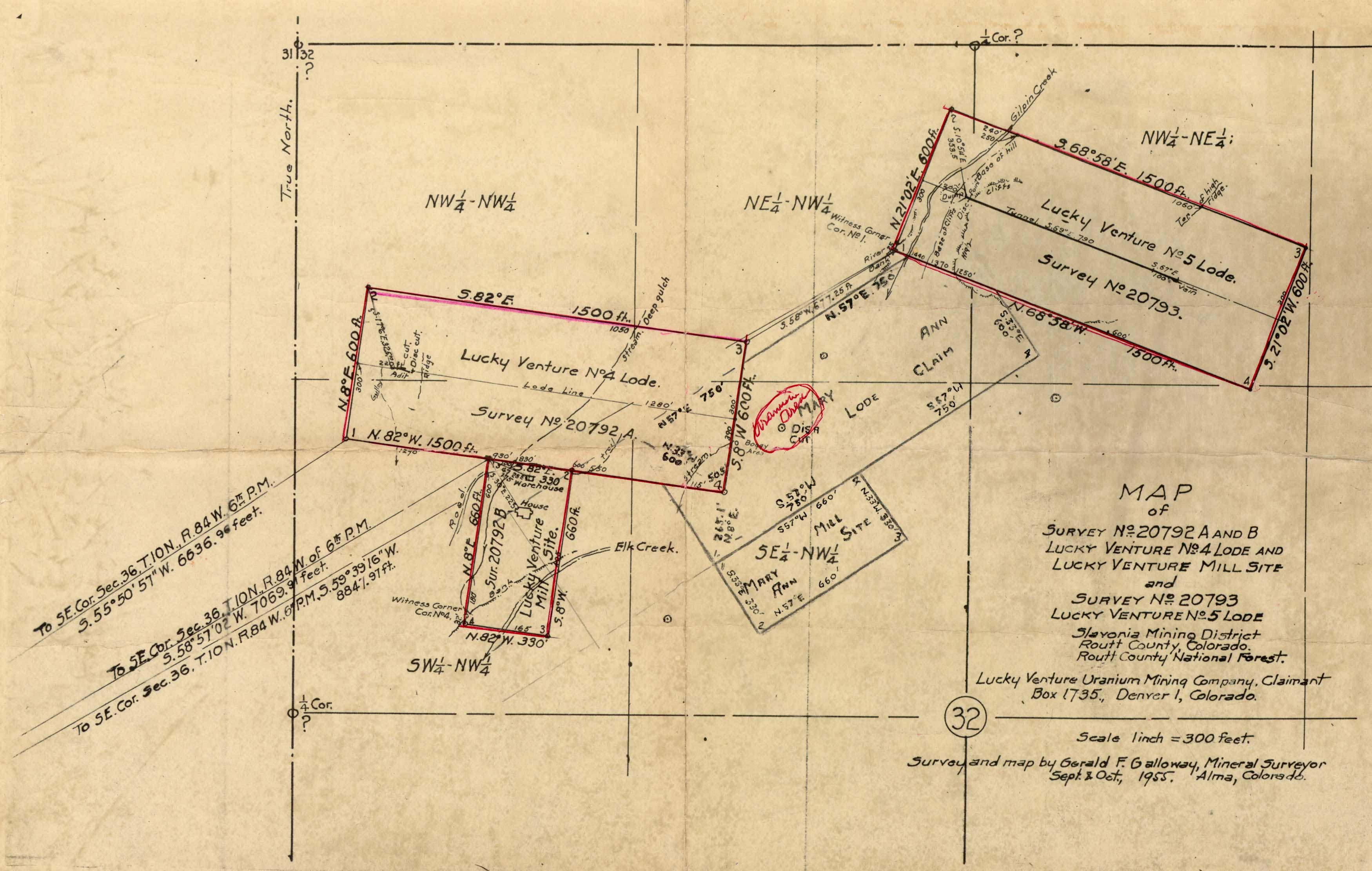Map of Survey No. 20792 A and B