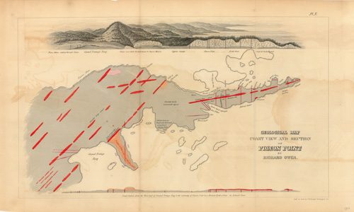 Geological Map - Coast View of Section of Pigeon Point