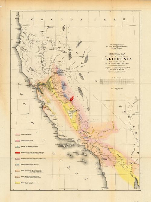 Geological Map of a Part of the State of California