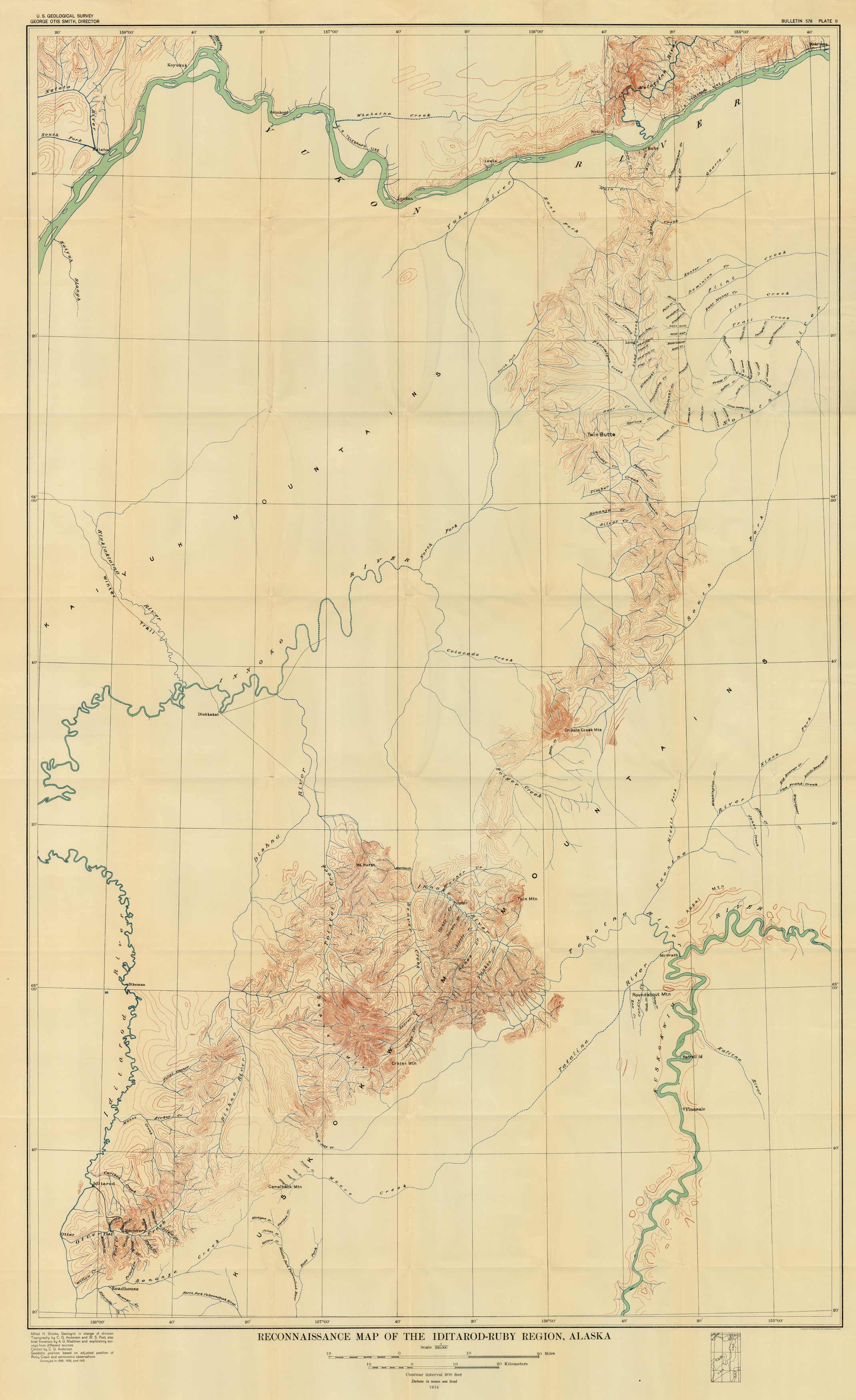 Reconnaissance Map of the Iditarod-Ruby Region Reconnaissance Map of the Iditarod-Ruby Region