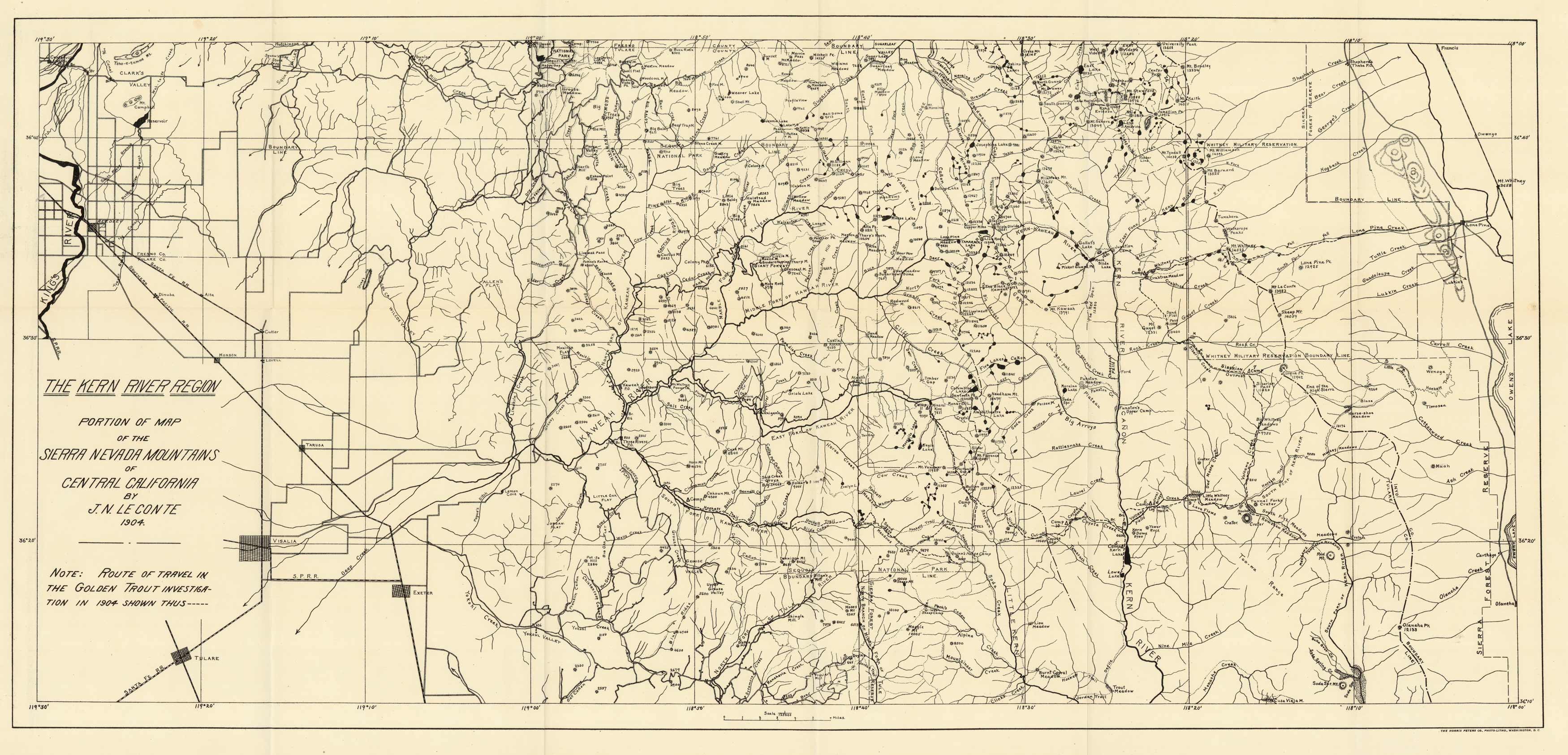 The Kern River Region (California)