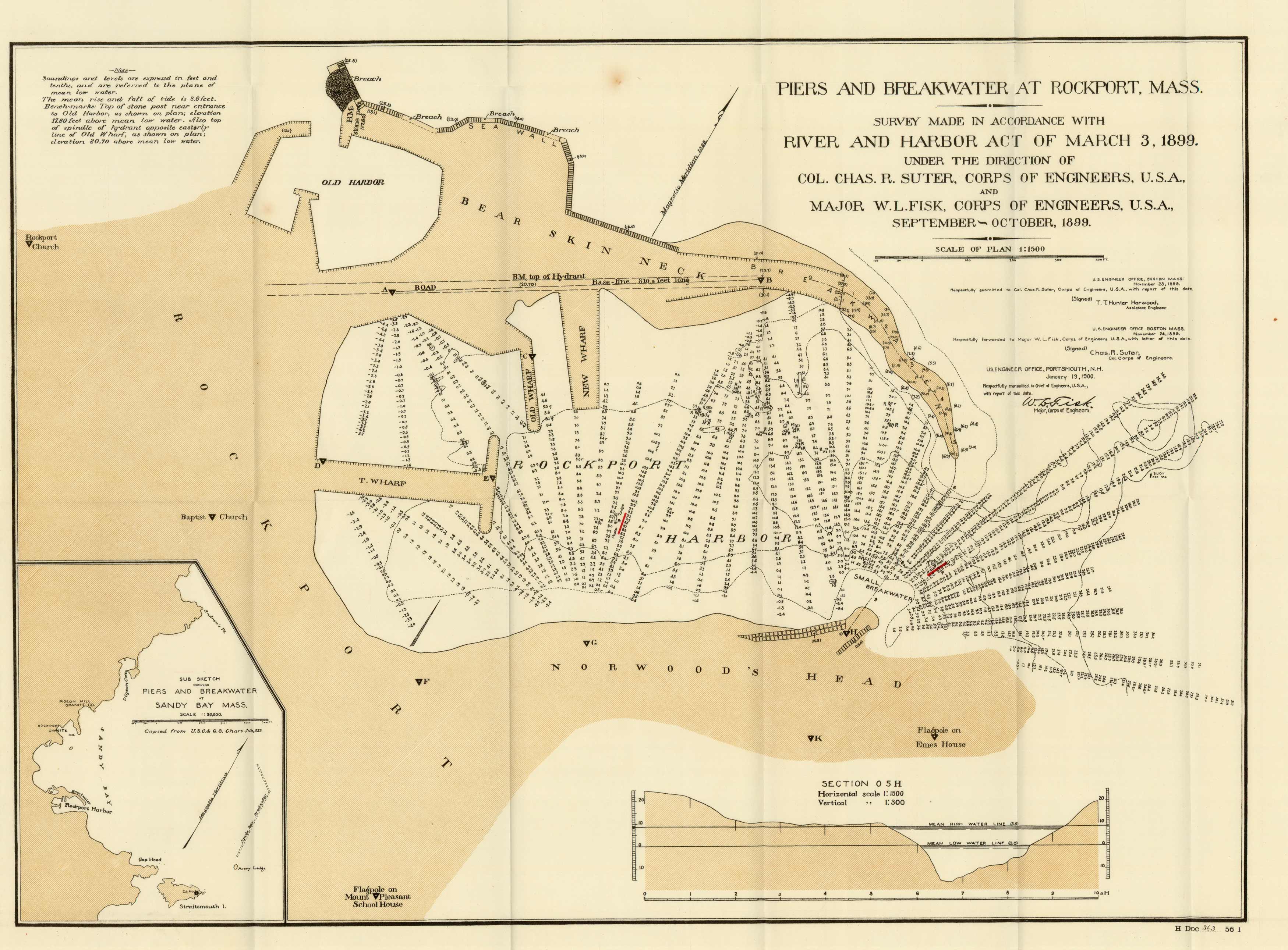 Piers and Breakwater at Rockport Piers and Breakwater at Rockport