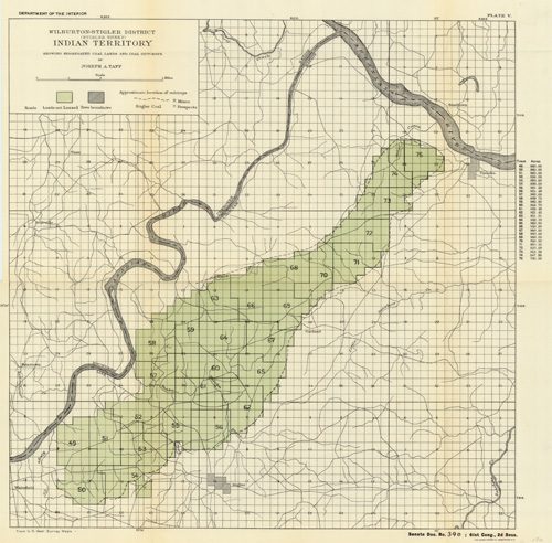 Wilburton-Stigler District (Stigler Sheet) - Indian Territory