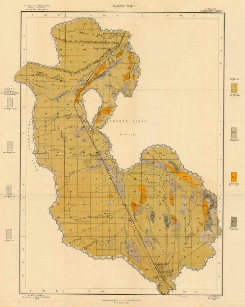 Alkali Map - Oregon - Baker City Sheet