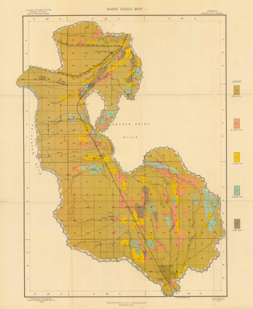 Black Alkali Map - Oregon - Baker City Sheet