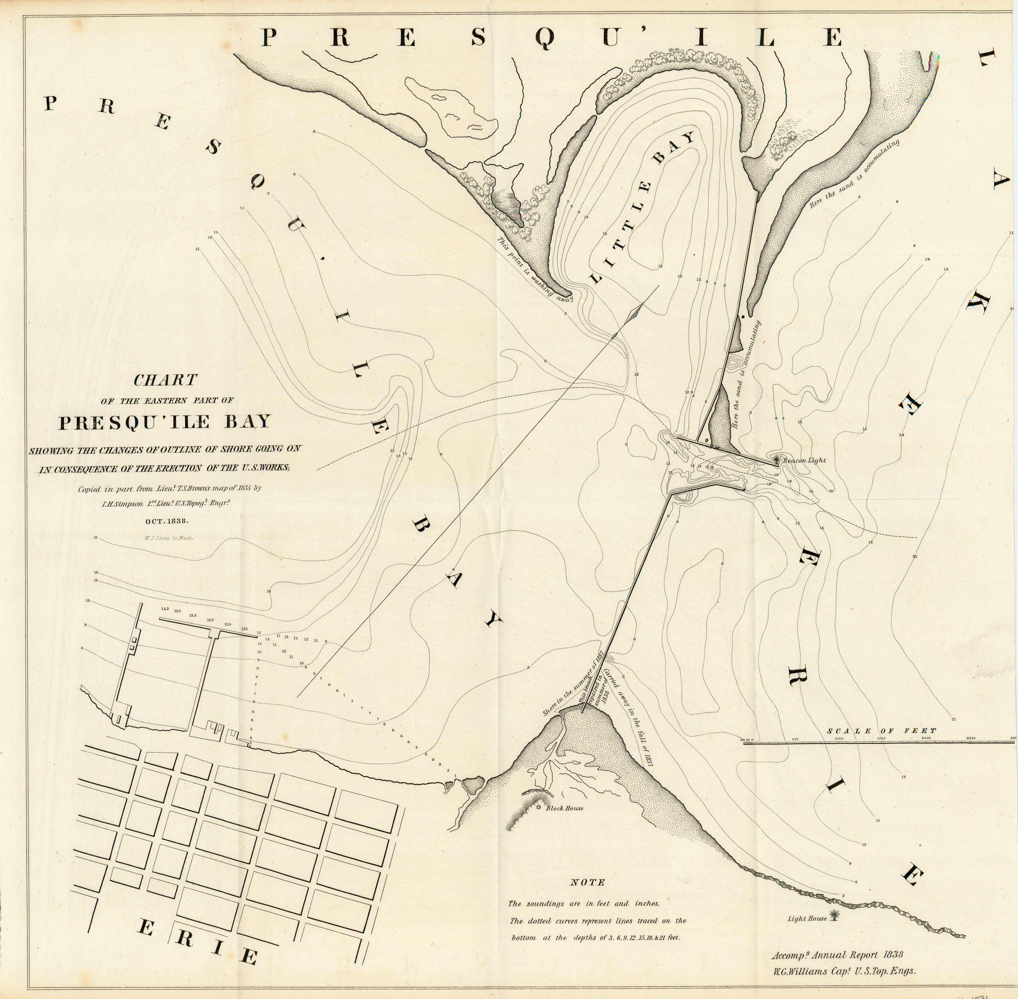Chart of the Eastern part of Presquile Bay' Chart of the Eastern part of Presquile Bay'