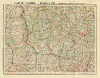 Carte Taride - Routiere No. 11 - Bourgogne