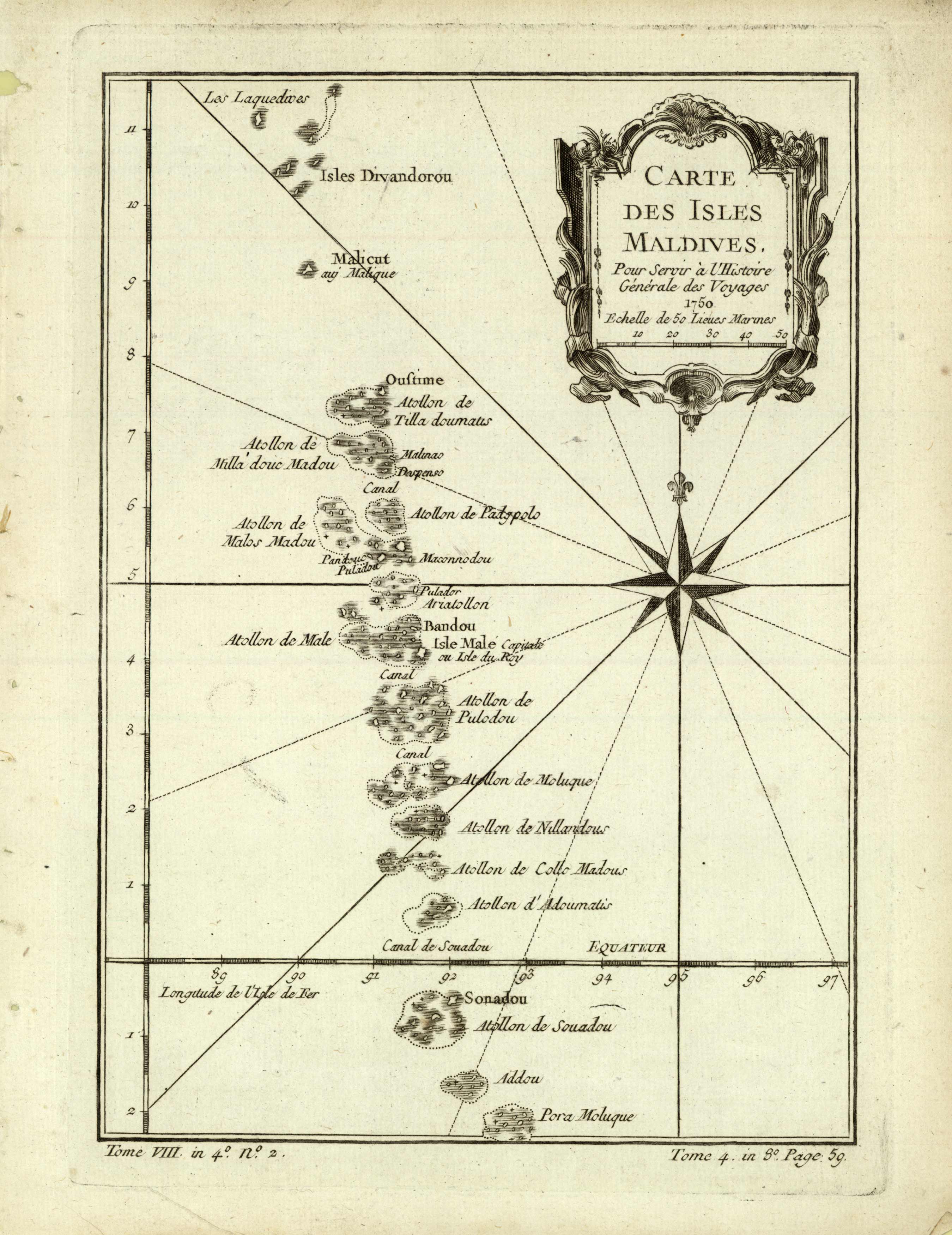 Carte Des Isles Maldives