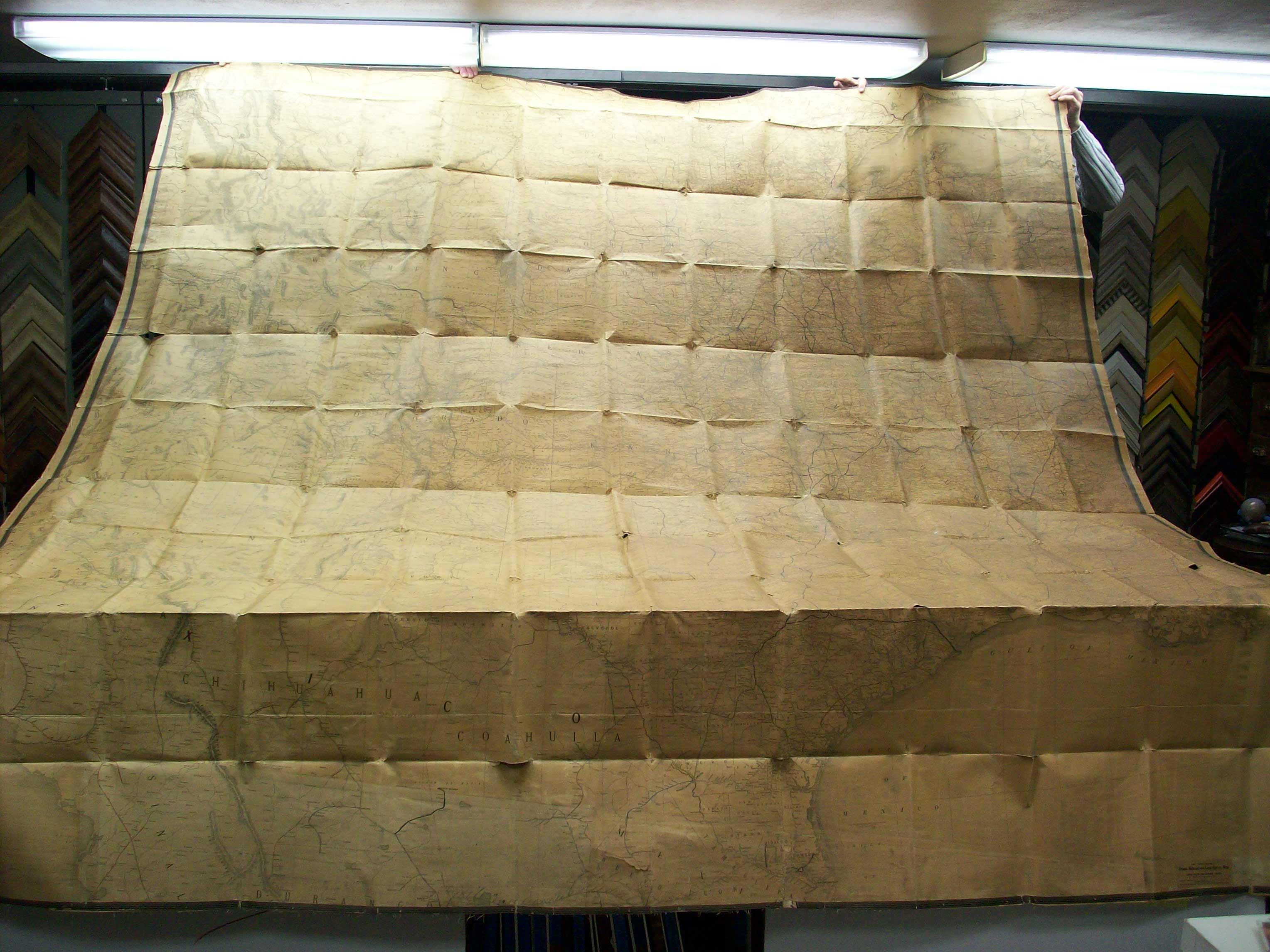 Rand McNally Official Railroad & Land Survey Map of the United States