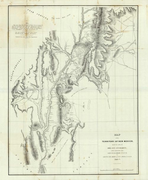 Map of the Territory of New Mexico 1846-7