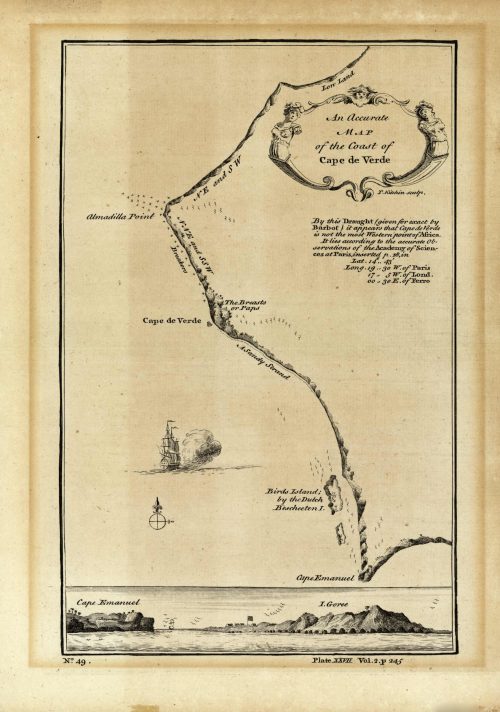 An Accurate Map of the Coast of Cape de Verde