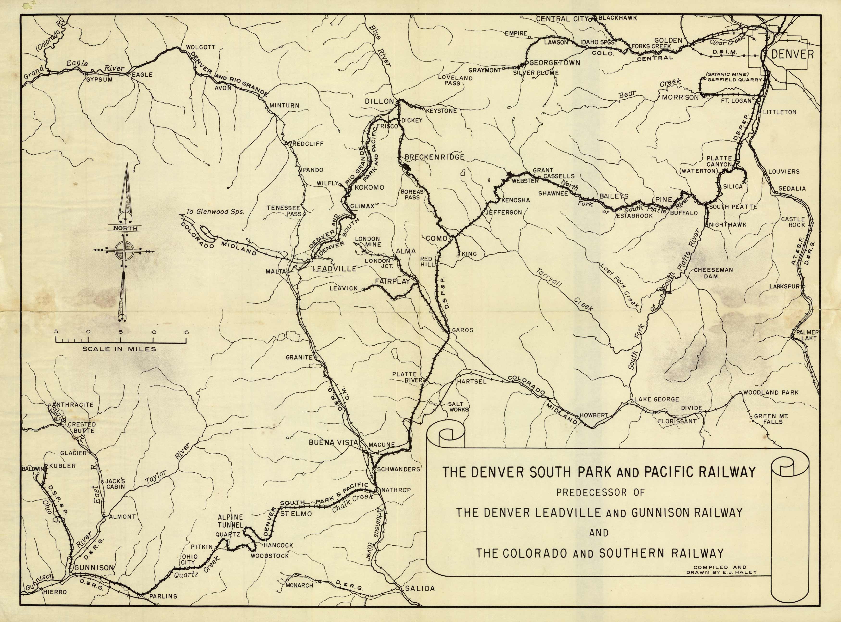 The Denver South Park and Pacific Railway