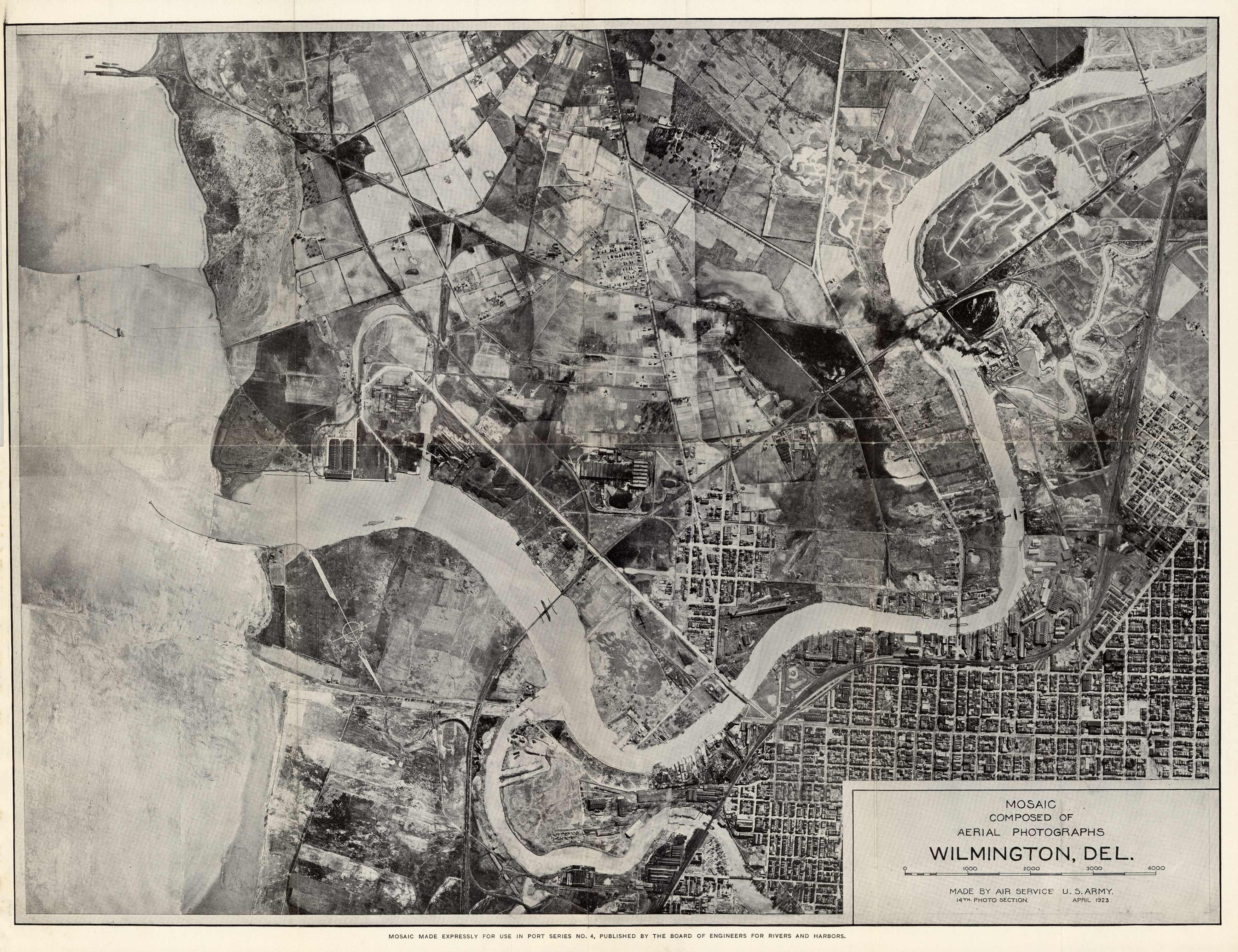 Mosaic Composed of Aerial Photographs - Wilmington