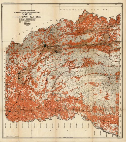 Map of Choctaw Nation