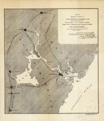 Sketch Showing situation of Portsmouth Harbor
