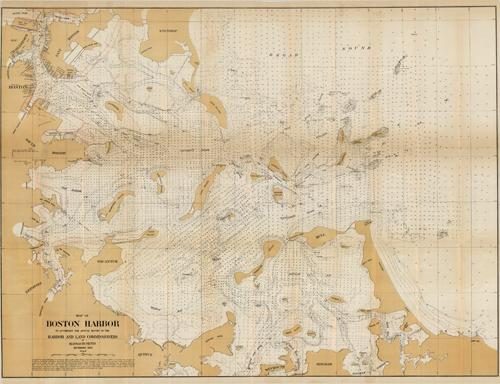 Map of Boston Harbor