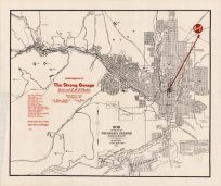 Map of the City of Colorado Springs Broadmoor and Manitou