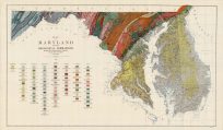 Map of Maryland Showing Geological Formations