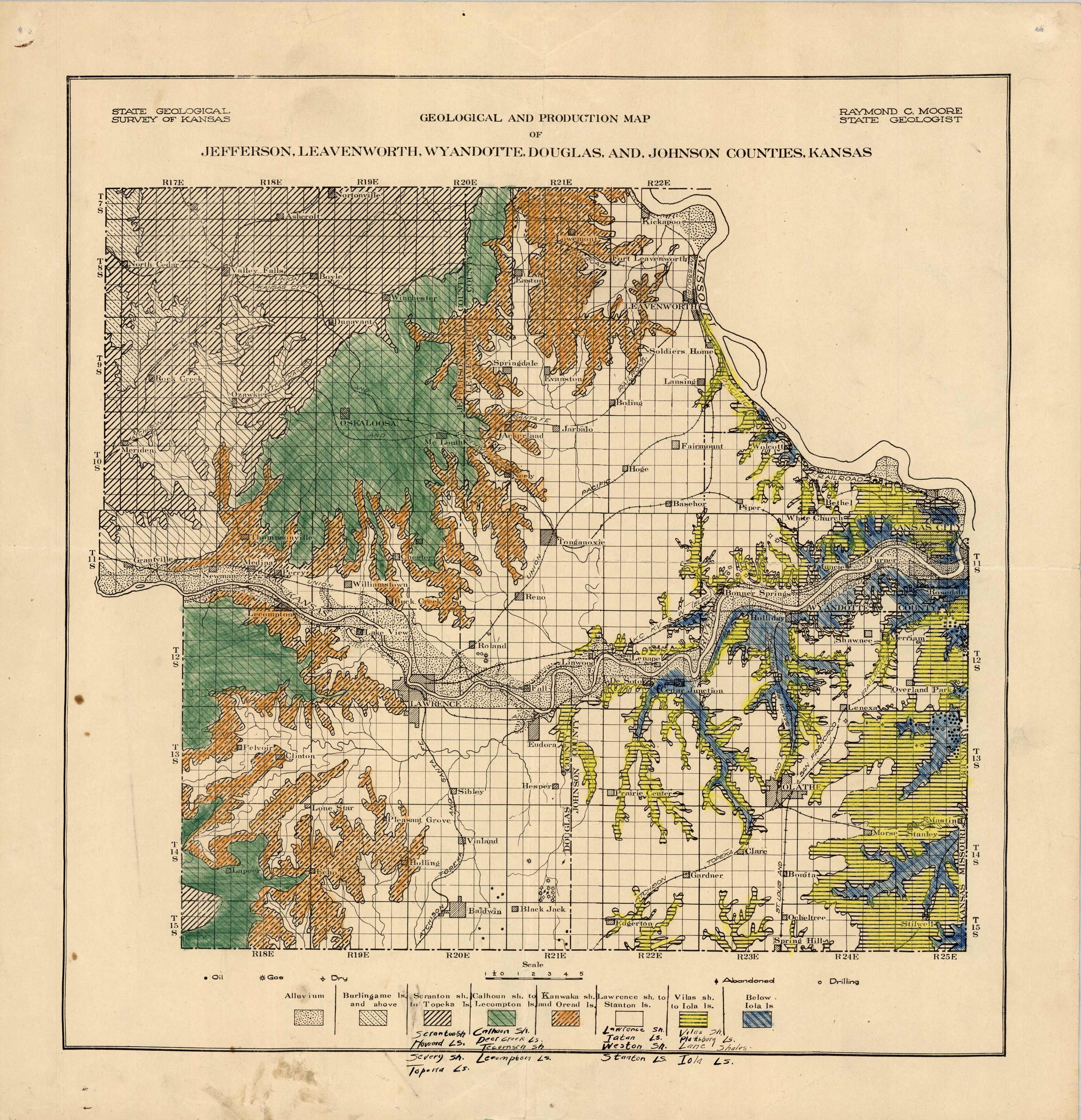 Geological and Production Map of Jefferson Geological and Production Map of Jefferson