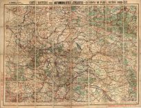 Carte Routiï¿½re Pour Automobilistes & Cyclists - Environs De Paris