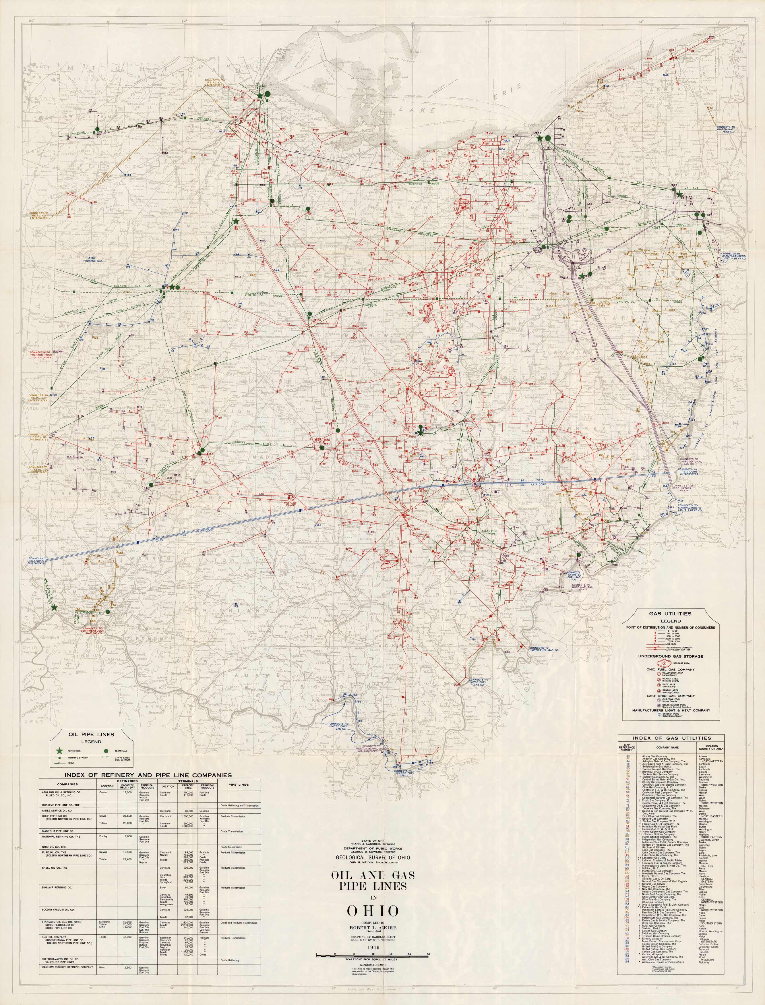 Oil and Gas Pipe Lines in Ohio Oil and Gas Pipe Lines in Ohio