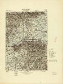 Deutsche Heereskarte (German Army Map) - Torino