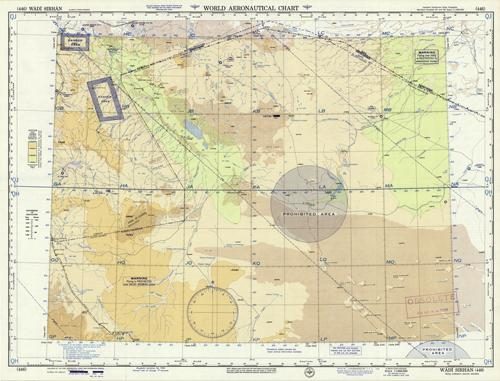 World Aeronautical Chart - Wadi Sirhan